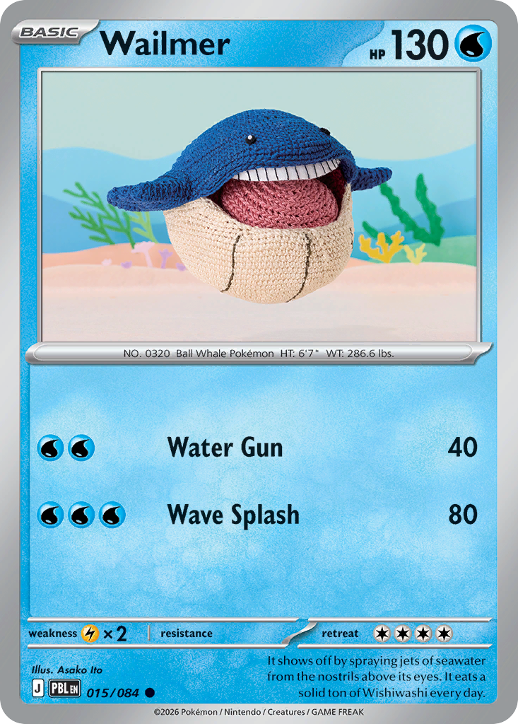 Wailmer — Pitch Black card #15 full image