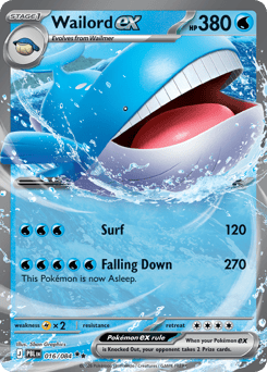 Wailord ex — Pitch Black #16