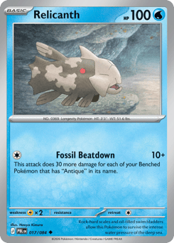 Relicanth — Pitch Black #17