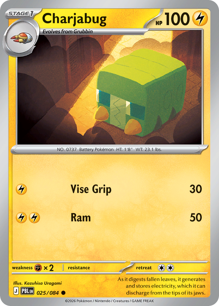 Charjabug — Pitch Black card #25 full image