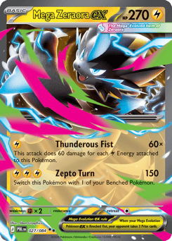Mega Zeraora ex — Pitch Black #27