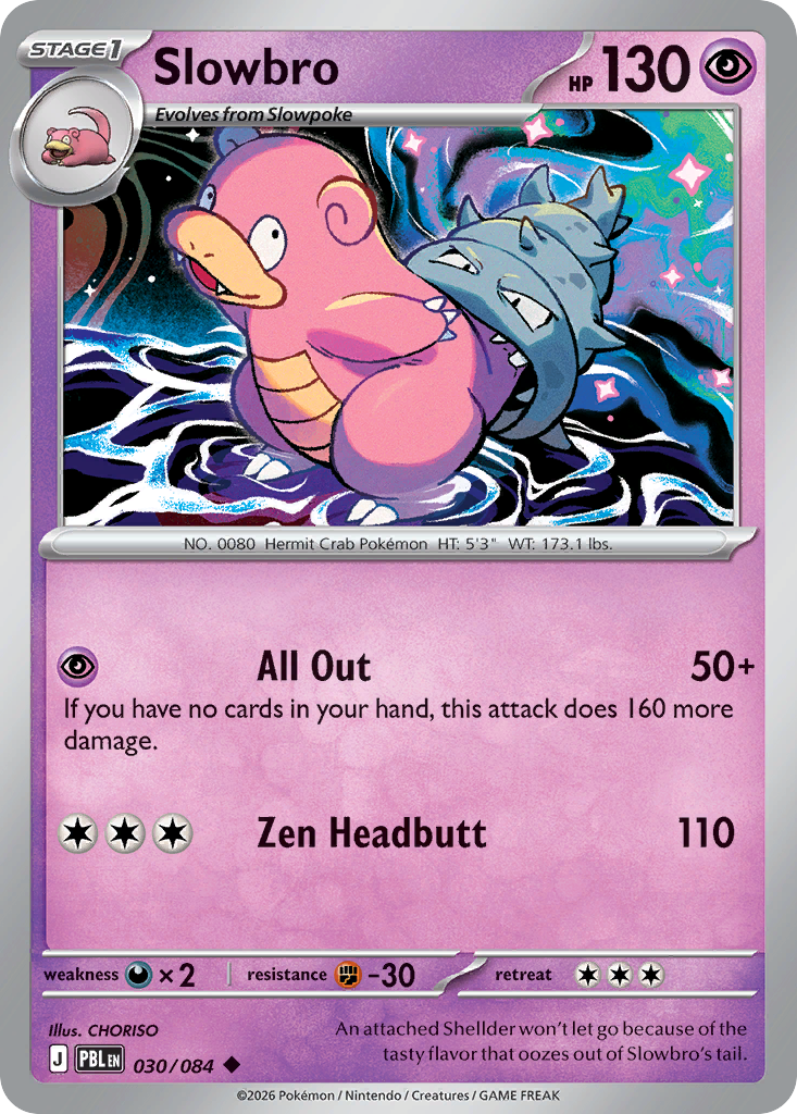 Slowbro — Pitch Black card #30 full image