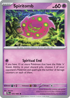 Spiritomb — Pitch Black #35