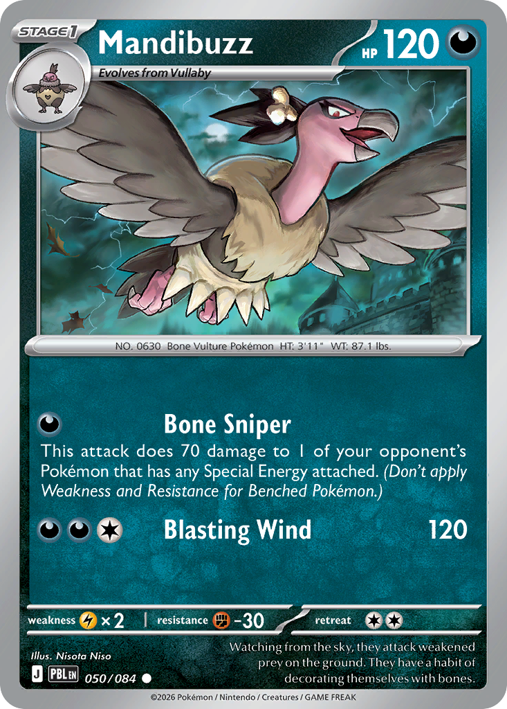 Mandibuzz — Pitch Black card #50 full image