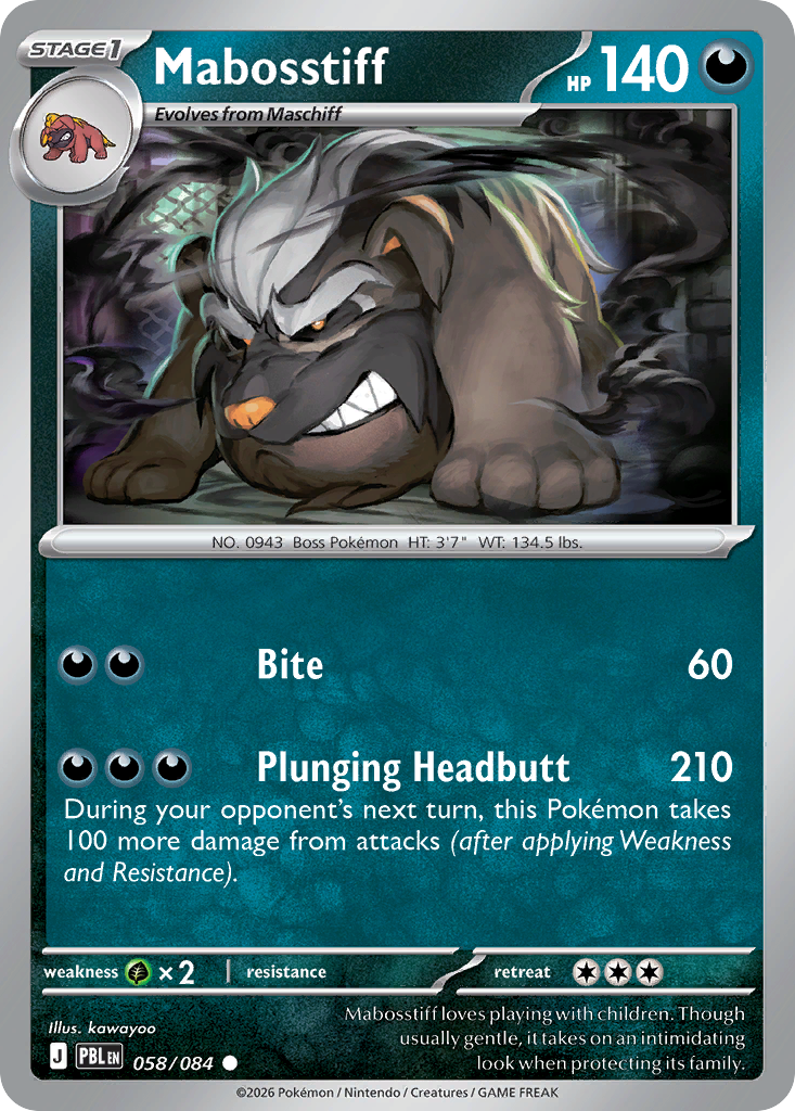 Mabosstiff — Pitch Black card #58 full image
