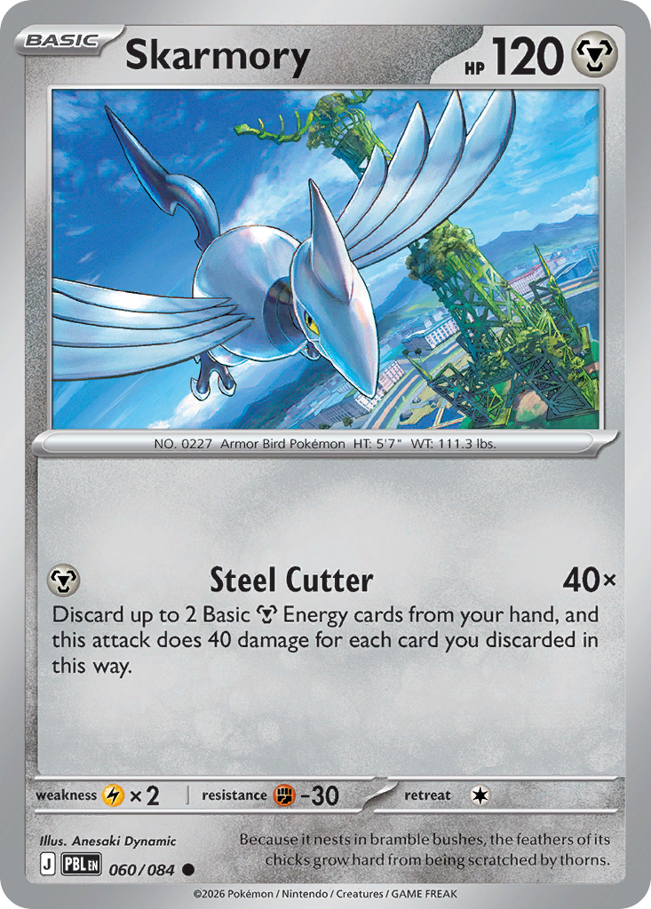 Skarmory — Pitch Black card #60 full image
