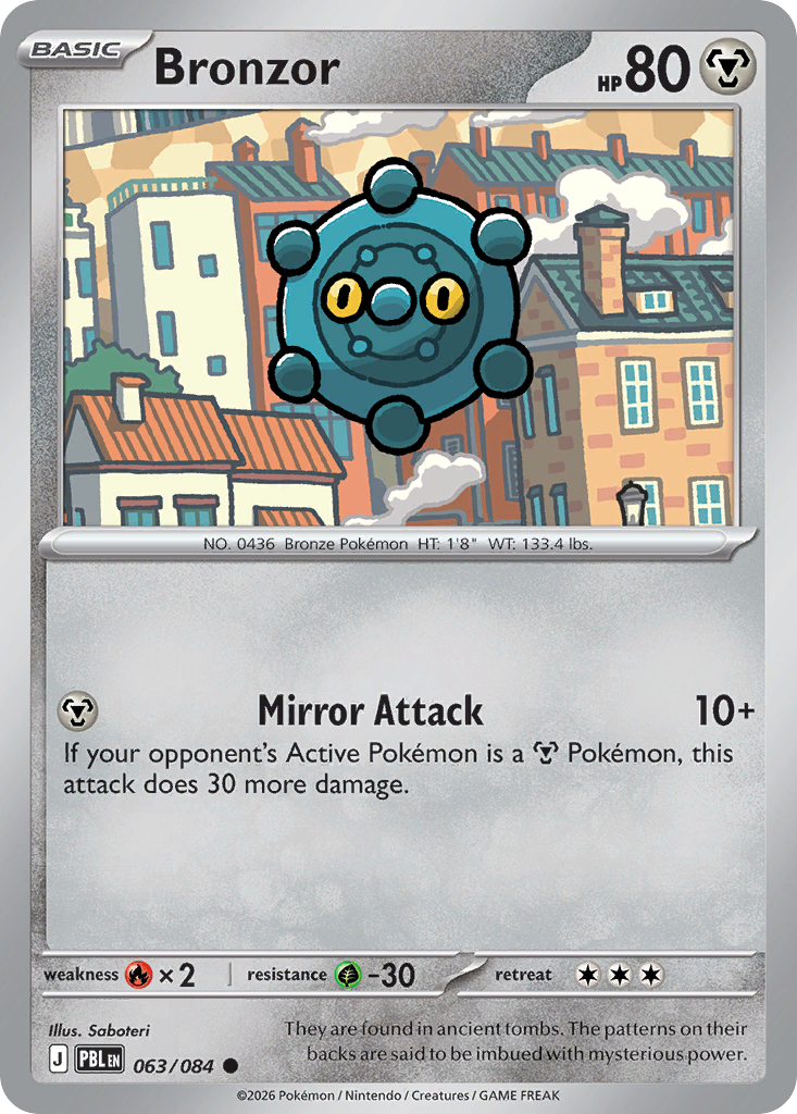 Bronzor — Pitch Black card #63 full image