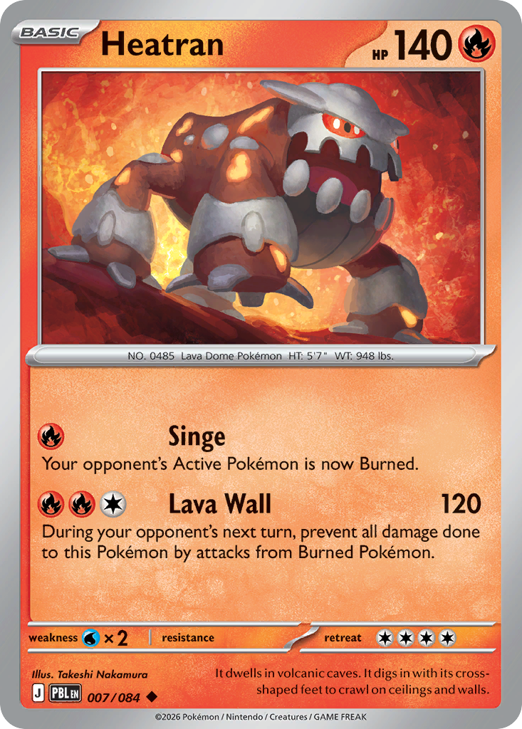 Heatran — Pitch Black card #7 full image