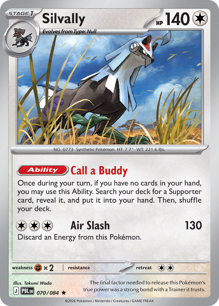 Silvally — Pitch Black card #70 full image