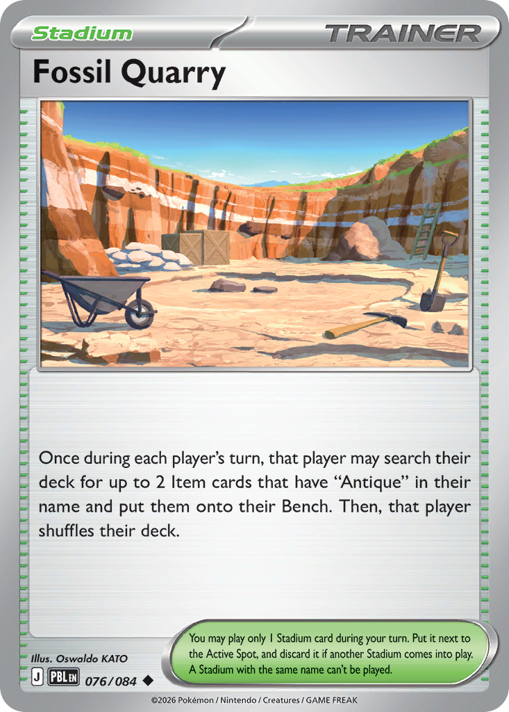 Fossil Quarry — Pitch Black card #76 full image