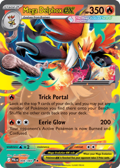 Mega Delphox ex — Pitch Black #8