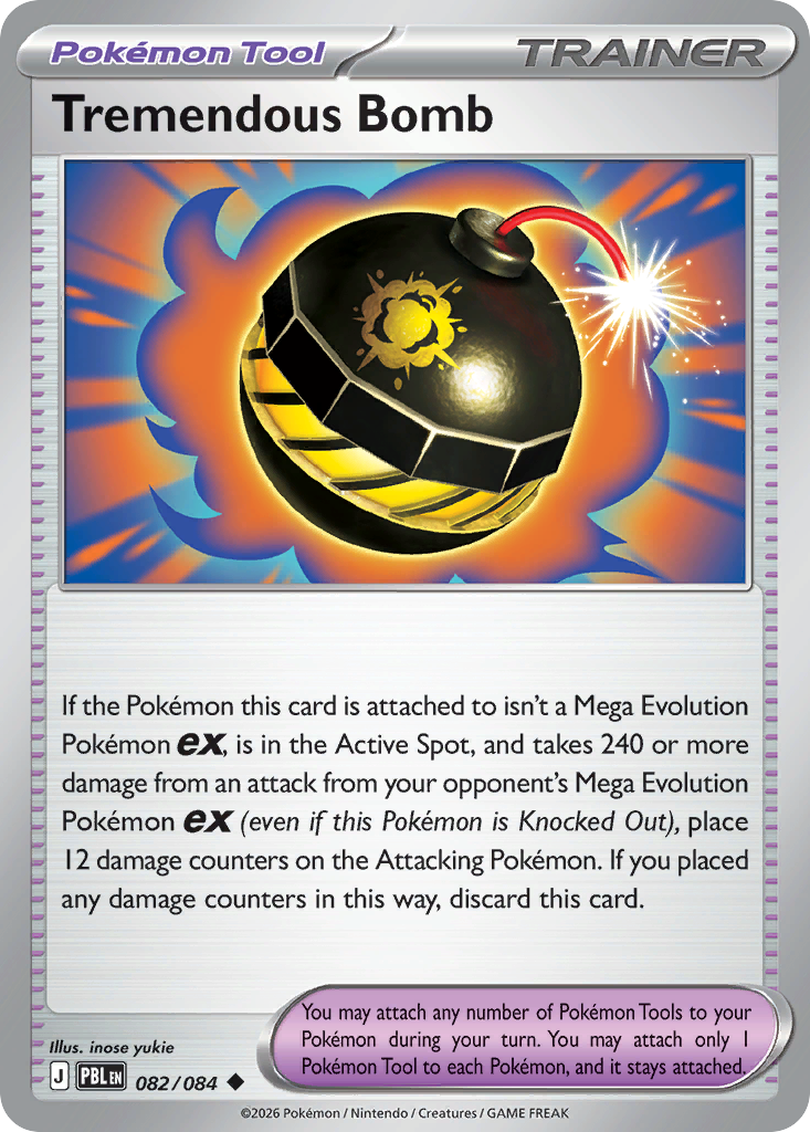 Tremendous Bomb — Pitch Black card #82 full image