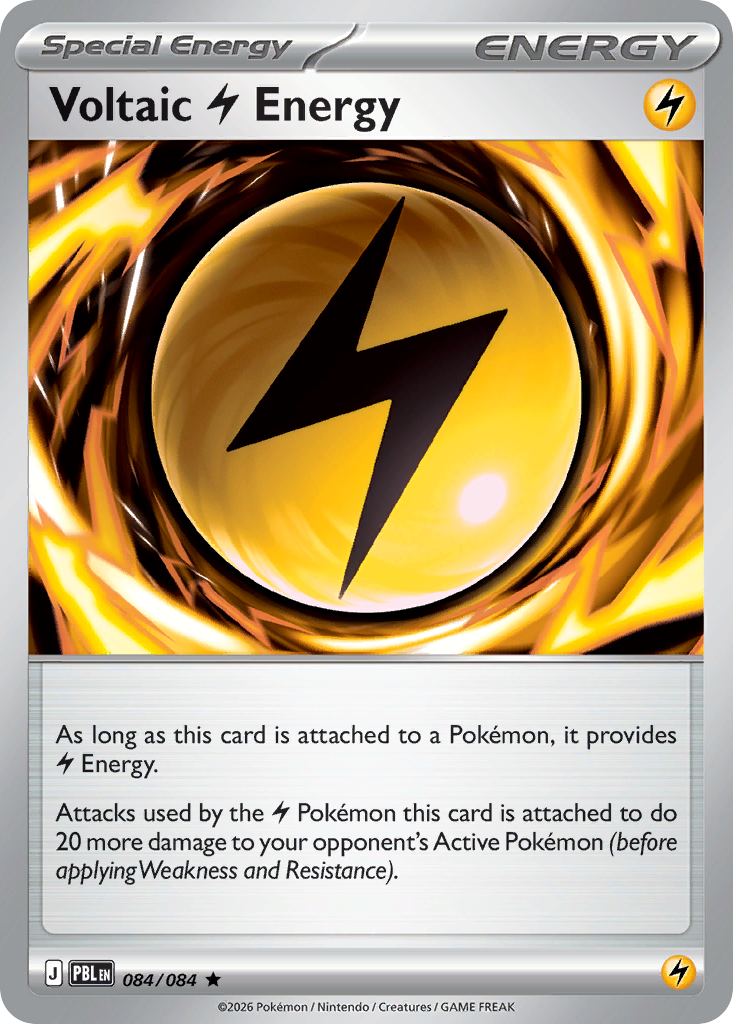 Voltaic Lightning Energy — Pitch Black card #84 full image