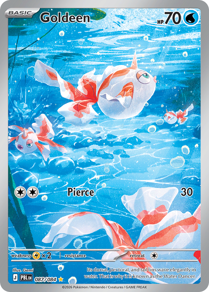 Goldeen — Pitch Black card #87 full image