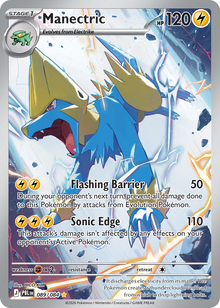 Manectric — Pitch Black card #89 full image