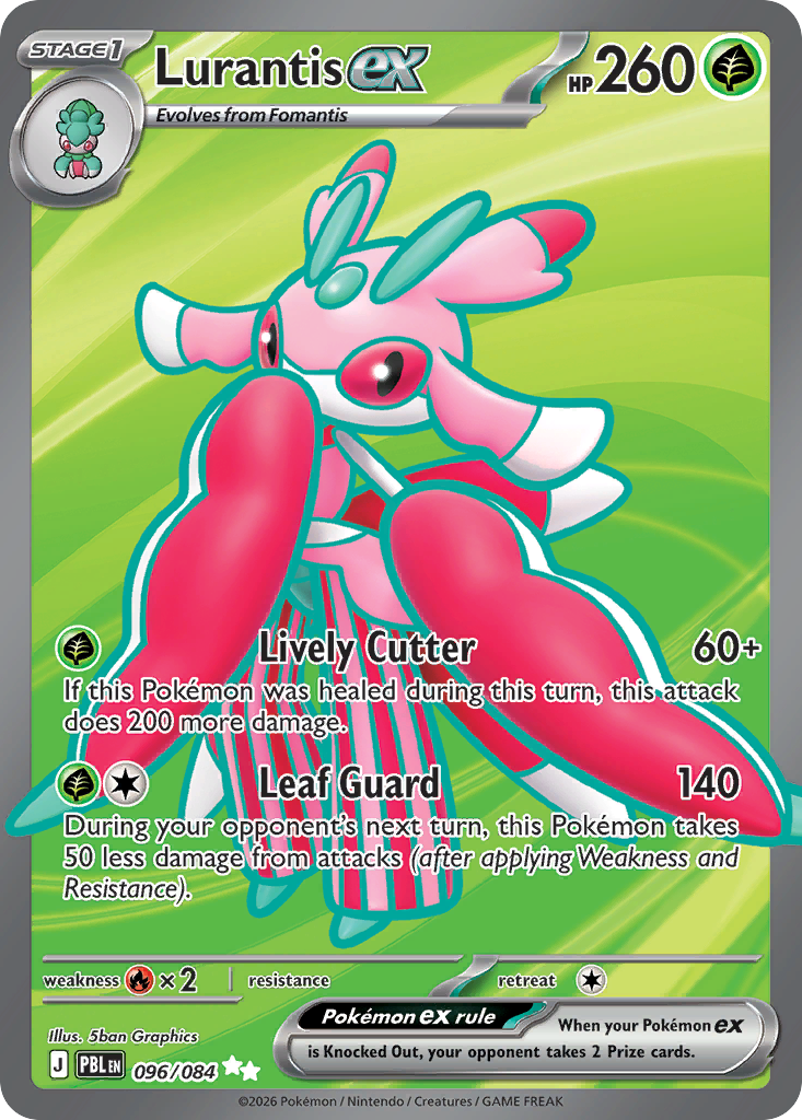 Lurantis ex — Pitch Black card #96 full image