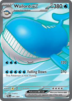 Wailord ex — Pitch Black #97