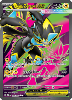 Mega Zeraora ex — Pitch Black #98
