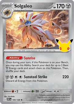 Solgaleo — 30th Celebration #105