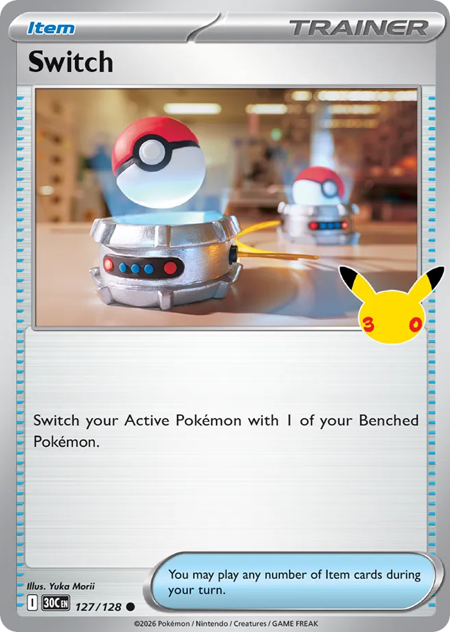 Switch — 30th Celebration card #127 full image