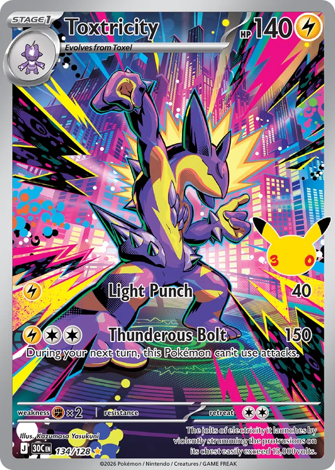 Toxtricity — 30th Celebration card #134 full image
