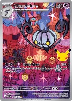 Chandelure — 30th Celebration #137