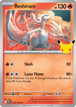 Reshiram — 30th Celebration #14