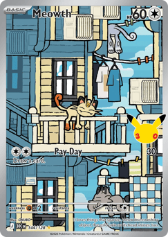 Meowth — 30th Celebration #144