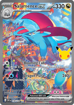 Salamence ex — 30th Celebration #156