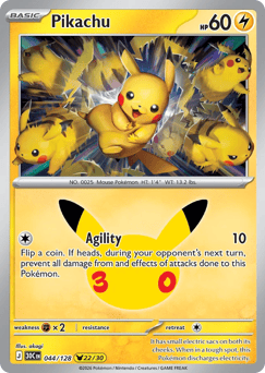 Pikachu — 30th Celebration #44