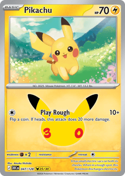 Pikachu — 30th Celebration #47