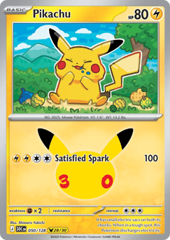Pikachu — 30th Celebration #50