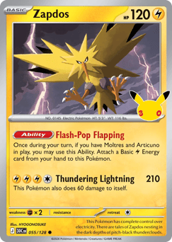 Zapdos — 30th Celebration #55