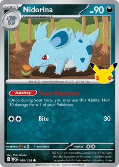 Nidorina — 30th Celebration #88