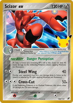 Scizor ex — 30th Celebration: Classic Collection #108