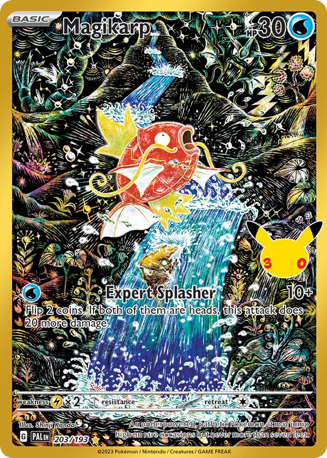 Magikarp — 30th Celebration: Classic Collection card #203 full image