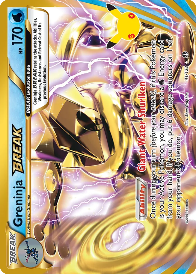 Greninja BREAK — 30th Celebration: Classic Collection card #41 full image