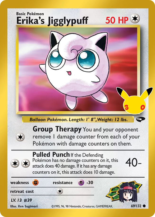 Erika's Jigglypuff — 30th Celebration: Classic Collection card #69 full image