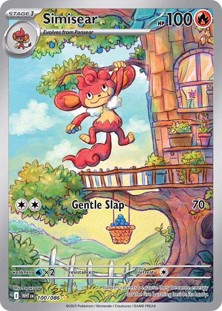Simisear — White Flare card #100 full image