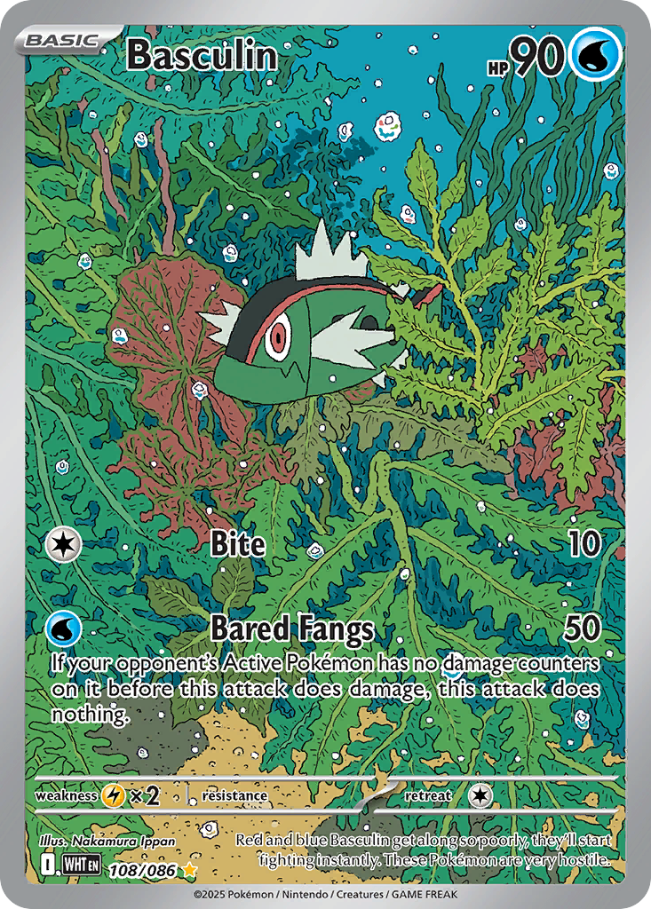 Basculin — White Flare card #108 full image