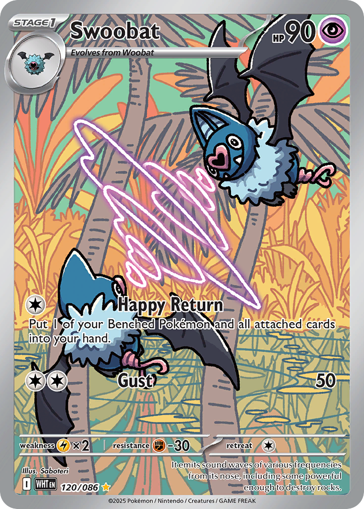 Swoobat — White Flare card #120 full image