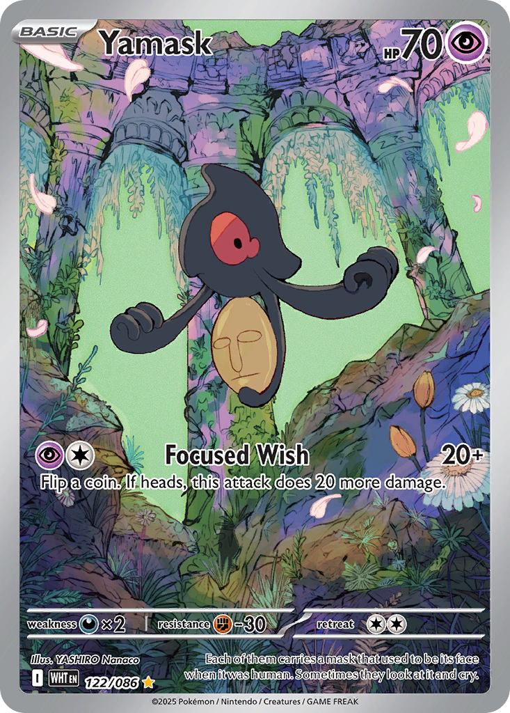 Yamask — White Flare card #122 full image