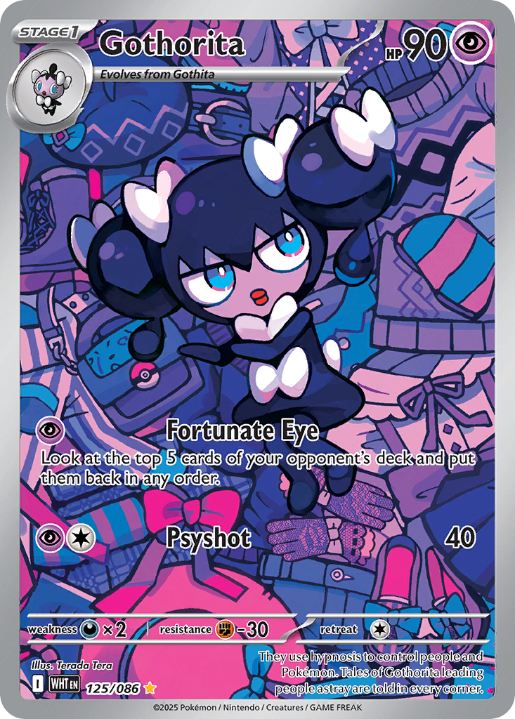 Gothorita — White Flare card #125 full image