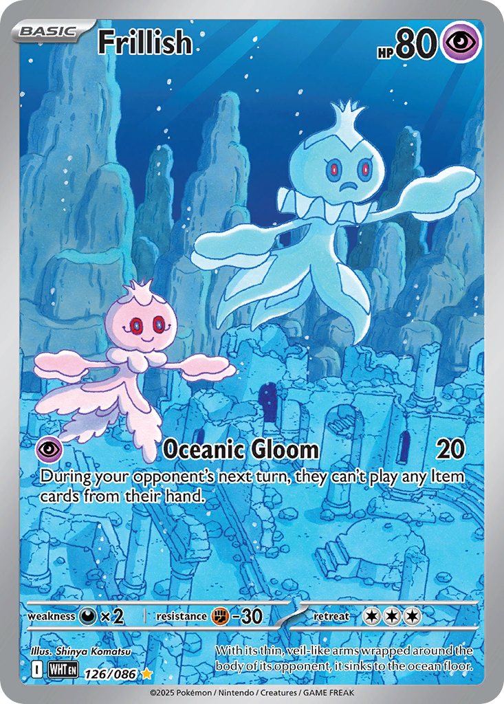Frillish — White Flare card #126 full image