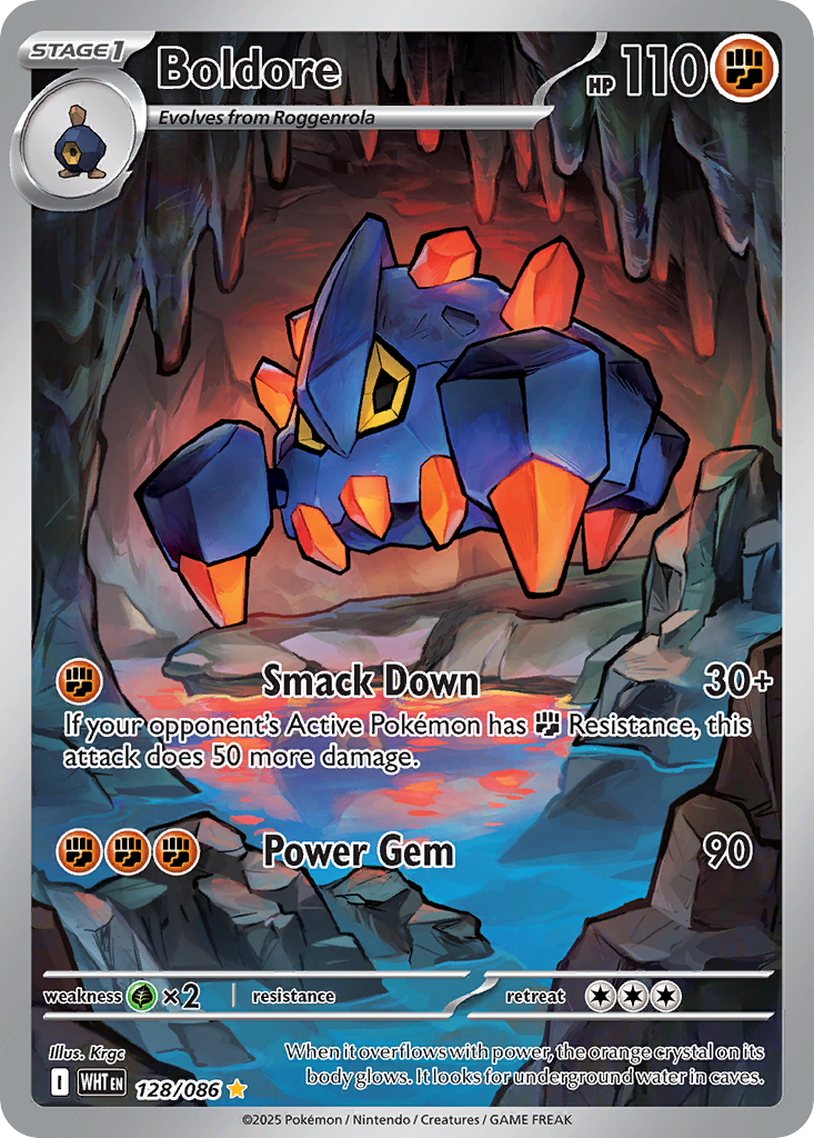 Boldore — White Flare card #128 full image