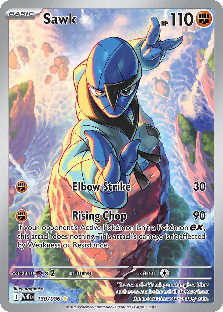 Sawk — White Flare card #130 full image