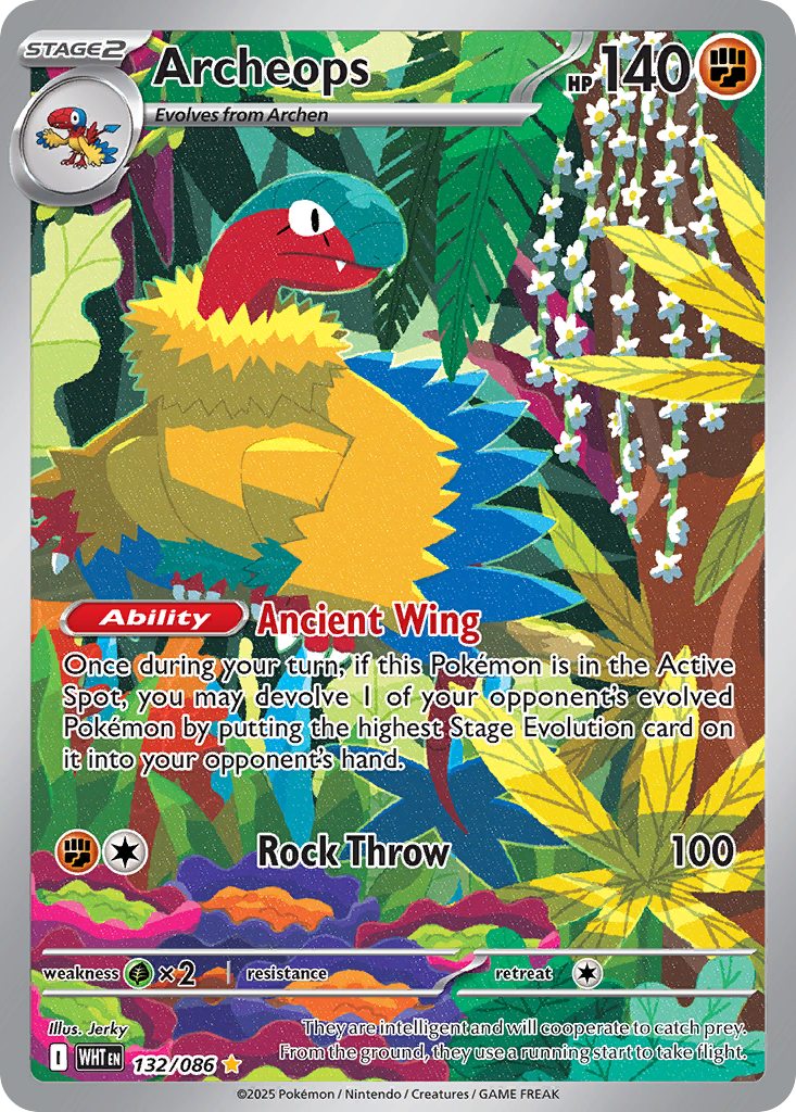 Archeops — White Flare card #132 full image