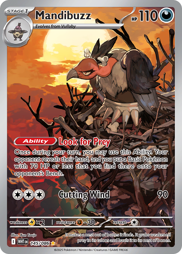 Mandibuzz — White Flare card #145 full image