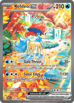 Keldeo ex — White Flare #167