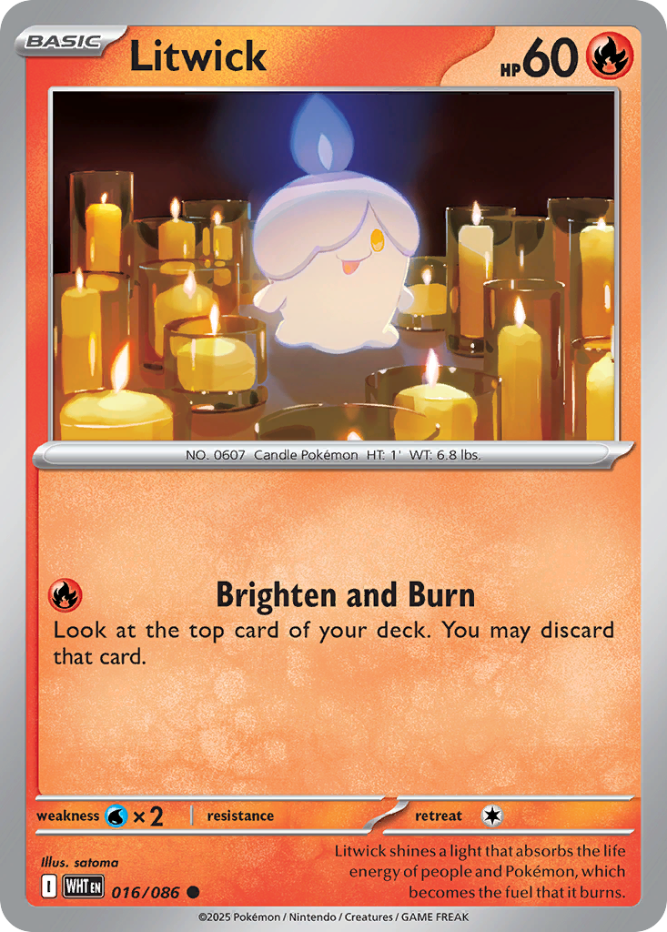 Litwick — White Flare card #16 full image